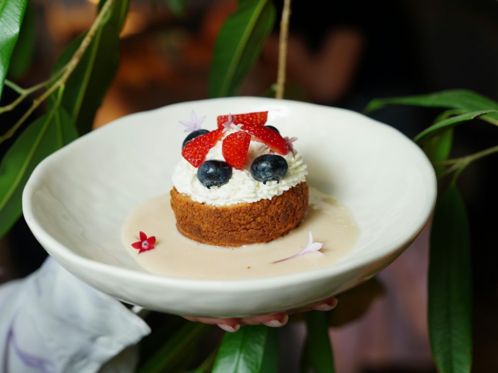 Plated dessert